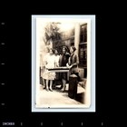 Old Vintage Photo Group Leggy Women Stayoung Sign 1928 Antique Snapshot