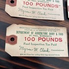 6 Original Minnesota Agriculture Feed Dairy Food Tags  Minnesota 