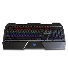 Rgb Led Backlit Mechanical Wired Gaming Keyboard With Blue Switches Pc Mac
