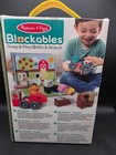 Melissa   Doug Blockables Snap   Play Mix   Match Wooden Toy Set 56 Pieces