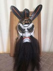 Japanese Kagura Masks Shoki Signed Yoshiaki Hinoshita   Hannya Wall Art Set