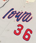 1997 Iowa Cubs  36 Game Used Jackie Robinson 50th Patch Wilson Jersey 46