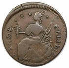 1787 Connecticut Copper  Draped Bust Left  Scarce Miller 33 10-z 8  R5
