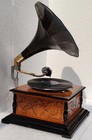 Antique Gramophone Fully Working Phonograph  Win-up Record Player Phonograph