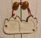 Gingerbread Blvd Hanging Sign Faux Cookie Gingerbread Men Trees 6 5    Christmas