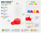 Bird Cage Water   Food Dispenser Automatic Cup For Parakeets Budgies