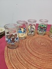  Vintage Welch s Jelly Jar Glasses Set Of 7 Pooh  Disney   Dr  Seuss