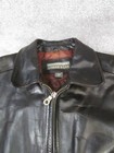 Vintage Leather Jacket Mens Large Black Structure Urban Wear Y2k Heavy 