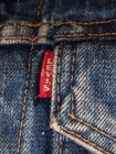 Vintage 60s Levi   s Big E Type3   521 Denim Trucker Dark Blue Jacket Nice  