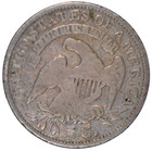 1835 Capped Bust Silver Half Dime - Small Date  Large 5c   Vg