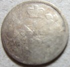 1885 Canada Silver Five Cents Nickel Coin  Rare 5 Cents 5c  f490 
