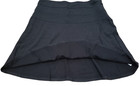 Athleta Ponte Twill Skirt Women s 10 Gray Golf Tennis Stretch A-line Pocket