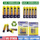 4-24pcs Rechargeable Battery Aa   Aaa 2600 4600mah 1 2v Nimh Batteries Universal