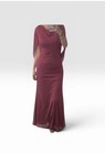 Azazie Belladonna Mulberry Mother Of The Bride wedding Style Evening Gown  
