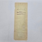 1899 Eagle Run Brewery Bank Check Shamokin Pa Fuhrmann   Schmidt Tax Stamp