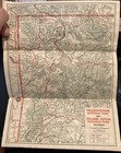 1946 Conoco Road Map Of Montana And Yellowstone National Park