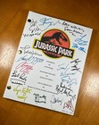 Jurassic Park Script Signed- Autograph Reprints- 142 Pages- Dinosaurs
