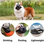 Pet Dog Muzzle Anti-lick Anti-biting Chewing Bark Licking Mouth Cover Mesh Mask
