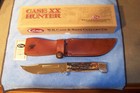 Case Item  00369 Stag Large Slab Side Hunter Knife Made 08 23 98 In The Usa