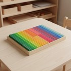 Wooden Rainbow Blocks Unrestrictedended Play Rainbow Building Set Early