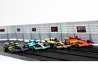 Afx Super International Raceway Slot Car Set W four Formula Cars  lwb   mega G  