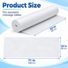 Disposable Bed Sheets 100 Pcs 31 x 71  Massage Table Cover Non Woven Fabric Spa