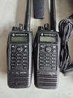 Lot Of 2 Motorola Xpr6580 2 Way Radio Walkie Talkie With Mic-charger no Battery 