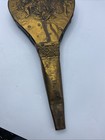Nice Uniquely Vintage Wood   Embossed Copper 18 1 2  Fireplace Bellows