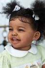 Realistic 24  Reborn Baby Dolls Cloth Body Smiling African American Newborn Gift