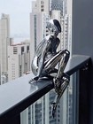 Sexy Women Lady Robot Hajime Sorayama Mechanical Art Sculpture Decor Model