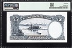 New Zealand 5 Pounds 160c 1956-60 Pmg64 Choice Unc Banknote Second Highest Grade