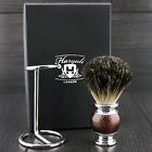 Gift Set Safety Shaving Kit With Bristle Beard Shaving Brush And Stand Holder