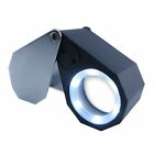 10x21mm Triplet Led Illuminated Jewelers Magnifying Eye Loupe Magnifier From Usa