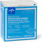 Medline Woven Gauze Sponges  Sterile  12-ply  4 X 4 4 X 4 Inch  50 Count 