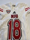 Game Worn Used Jersey Northern Illinois Huskies Niu Football Adidas Medium  18