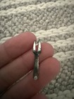Rare Vintage Tiny Hong Kong Cracker Jack Silver Fork Miniature Kitchen 1960s Toy