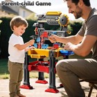 2 In 1 Workbench Tools Toys Set With Sound For Toddlers Aged 3-5  145 Pcs Educat