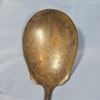 Antique Serving Spoon W  Mother Of Pearl Handle  Marked Sterling - Silver Band