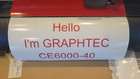 Graphtec Ce6000-40 Arms Cutting Plotter Vinyl Cutter With Rollers   Power Cable