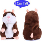 Plush Interactive Toys Pro Talking Hamster Repeats What You Say Electronic