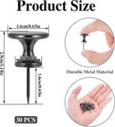 30 Count Metal Giant Push Pins  Jumbo Push Pins 1 14 Inch Large Push Pins For