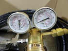 Harris 8700 High Pressure Regulator Ar he n2 2500 Psig W 3-way 22 Foot Hose