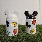 Vintage Disney Mickey Mouse Ears Clothes Salt And Pepper Shakers Set