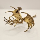 Dragon Figure Vintage 2000 Pamela Chevalier Handcrafted Artisan Brass Signed Art