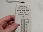 Vintage Kostas Drug Store Liberty High School Bethlehem Pa  Metal Thermometer