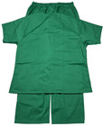 Scrub Set Womens  xl  Hunter Green 4 Pockets Cargo Style Elastic Waistband Nwot