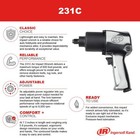 Ingersoll Rand  231c 1 2  Super Duty Air Impact Wrench 600 Ft-lb Torque