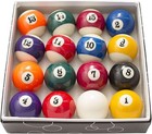 Billiard Balls Pool Ball Set 2 In Red For Regulation Table