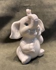 Vintage Ks Collection Elephant Coin Bank W  Stopper Piggy Bank Ceramic