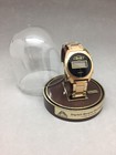 Chevrolet Emblem Digital Quartz Electronic Advance Watch Man Gold Tone Dome Case
